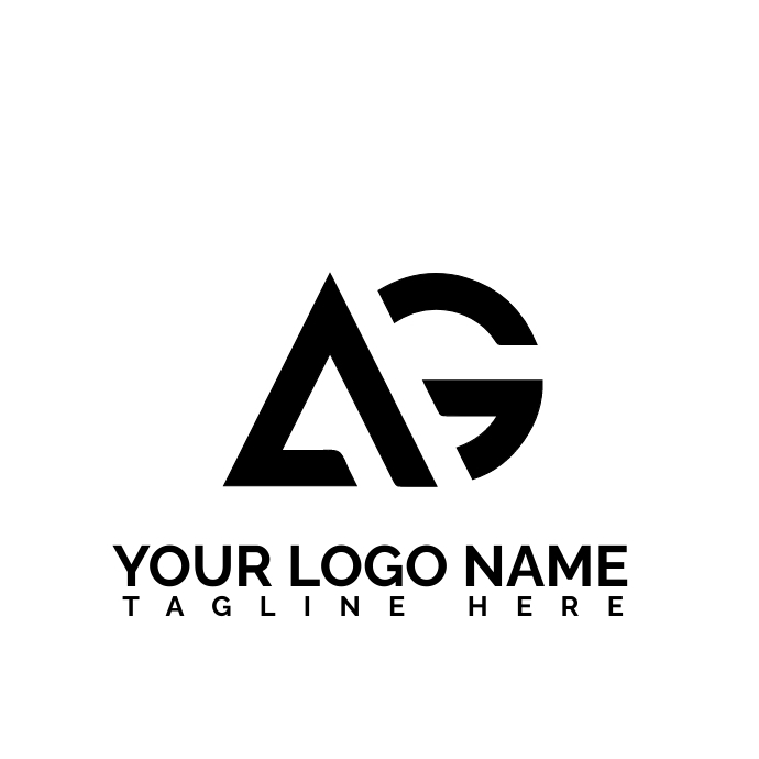 AG logo design| Company logo template